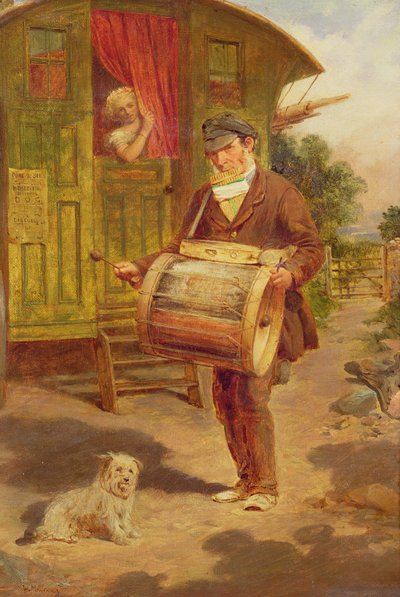 Zigeunerkaravaan door William Mulready
